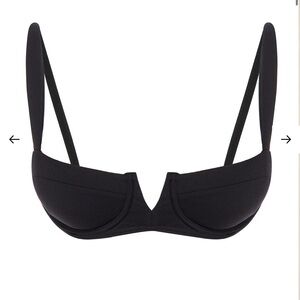 MONDAY SWIMWEAR - Clovelly Top Black Size Small